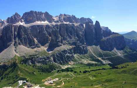 The Sella group in summer